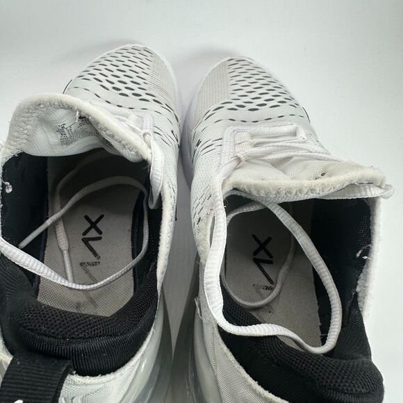 Nike Air Max 270 Shoes Women Size 8 White Black Athletic Running Gym  Cushioned - Picture 9 of 13